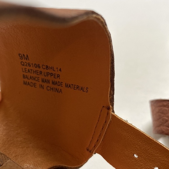 Kork Ease Vienna Brown Leather Cork Wedge Sandals Womens Double Strap Adjustable - Picture 8 of 8